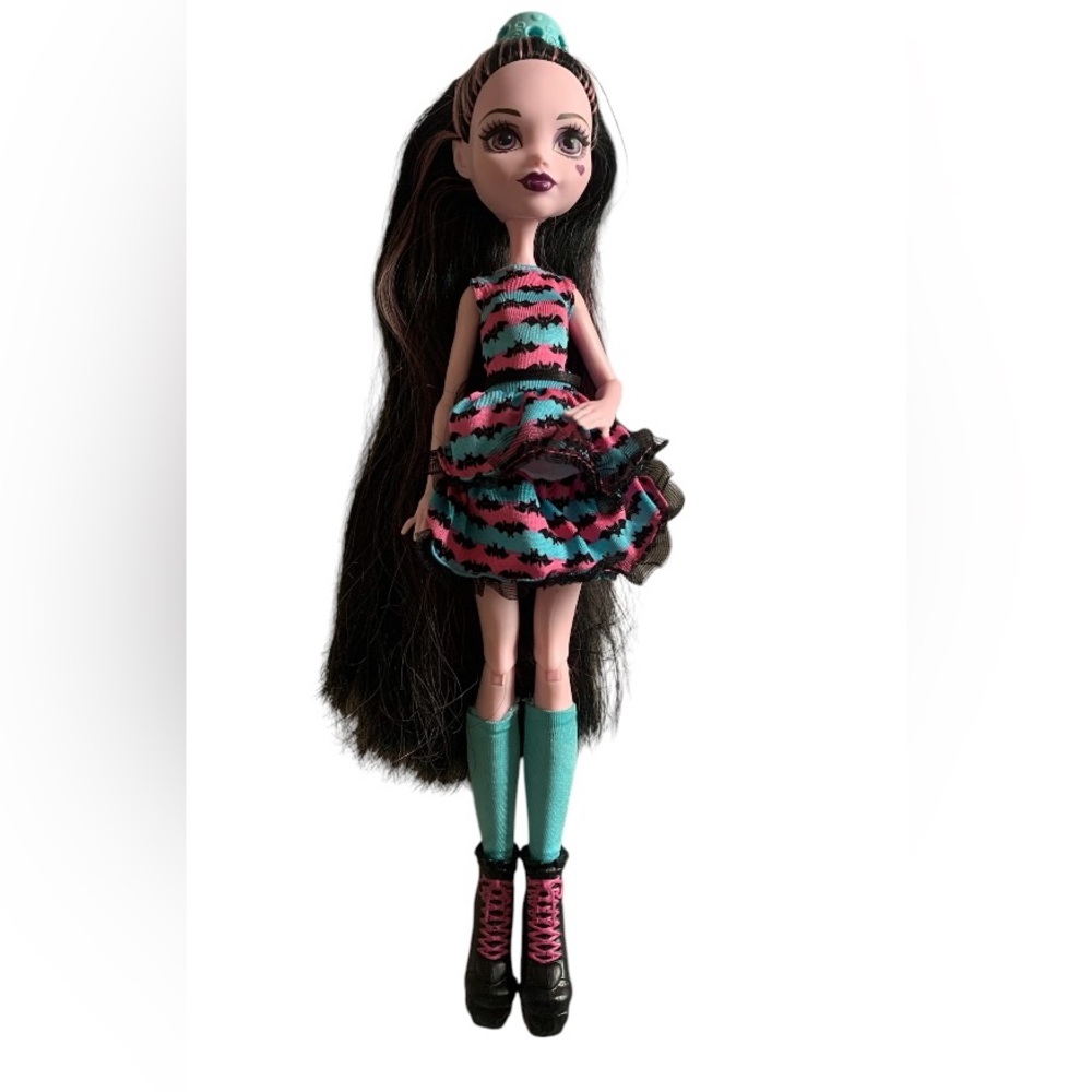 Monster High Party Hair Draculaura Set Mattel 2016 Collectible Toy Doll